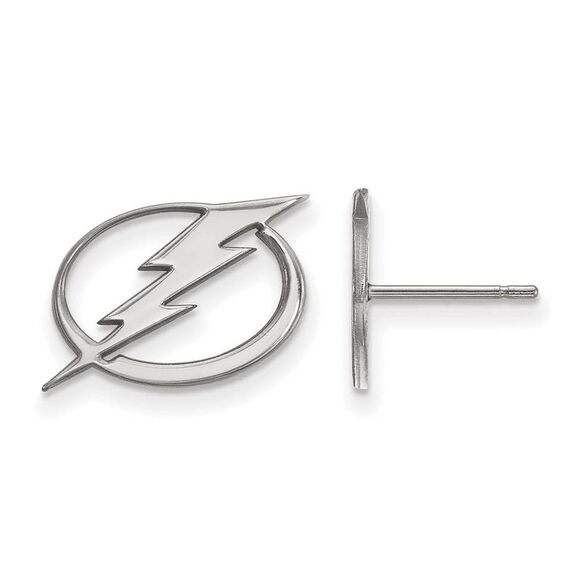 Sterling Silver NHL Tampa Bay Lightning Small Post Earrings
